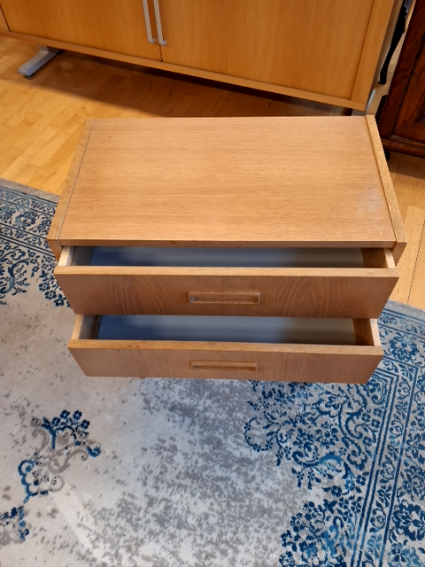 Dansk design Egetræs kommode